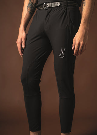 Pantalon d’équitation Entraînement PHYSIO ARA Homme - NOIR