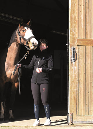Pantalon d’équitation Entraînement PHYSIO ARA Femme - NOIR